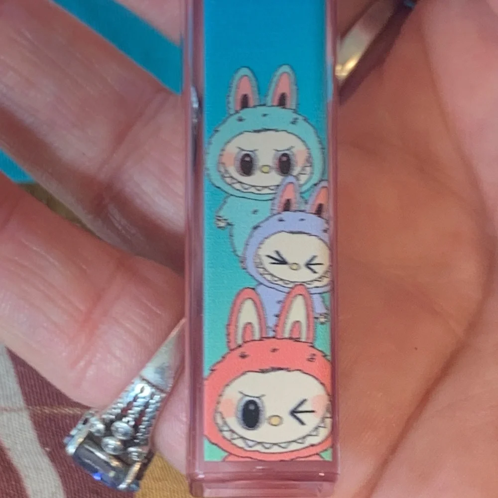 Cute Labubu Lip Gloss brand new pinkish mauve